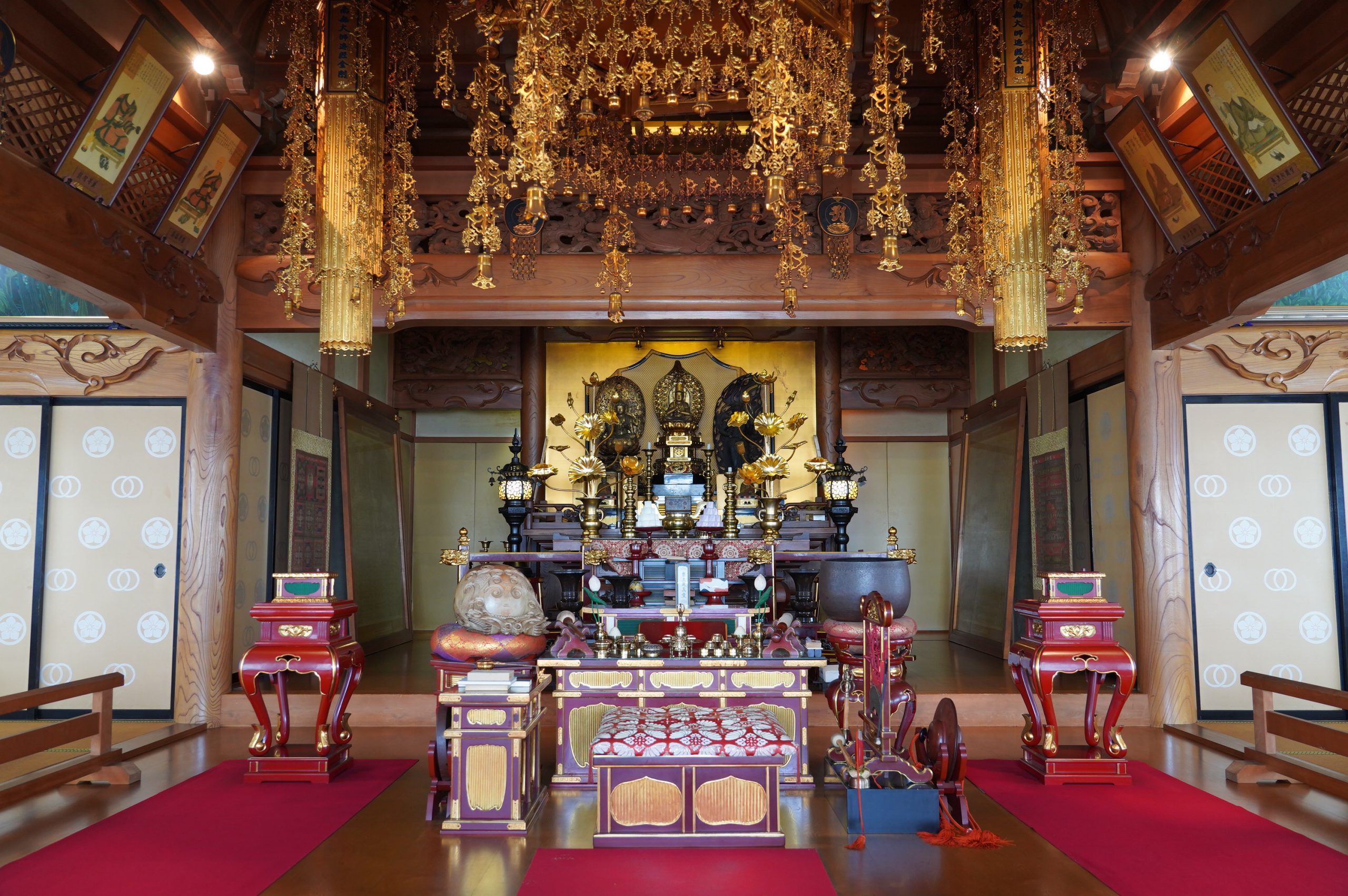 観性寺　本殿の様子