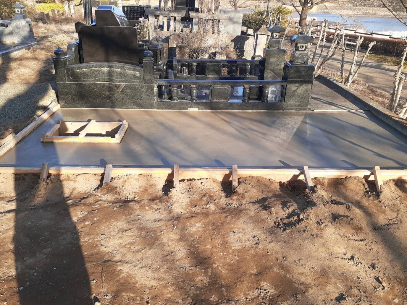 コンクリート工事の様子