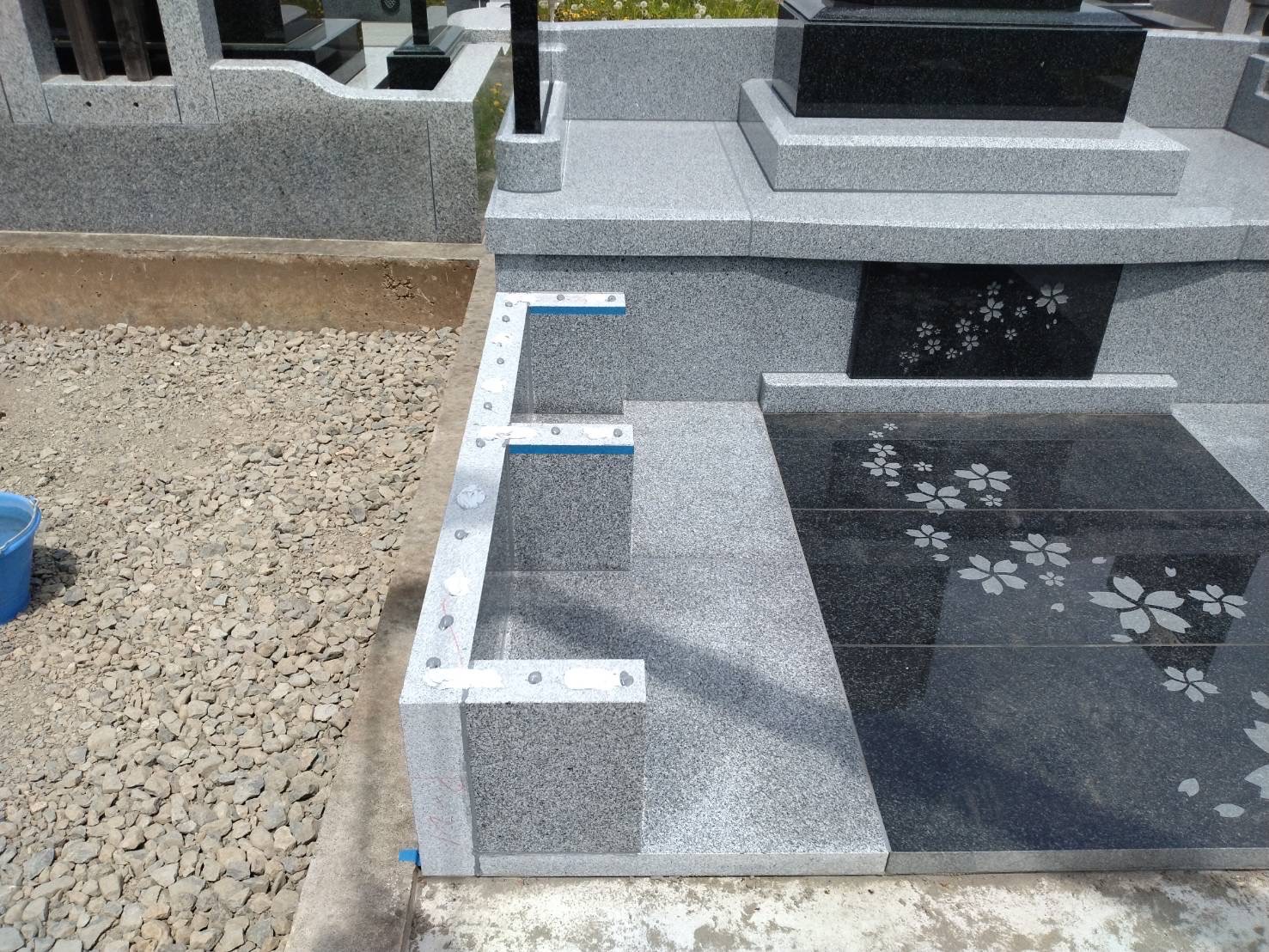 ベンチを施行している様子