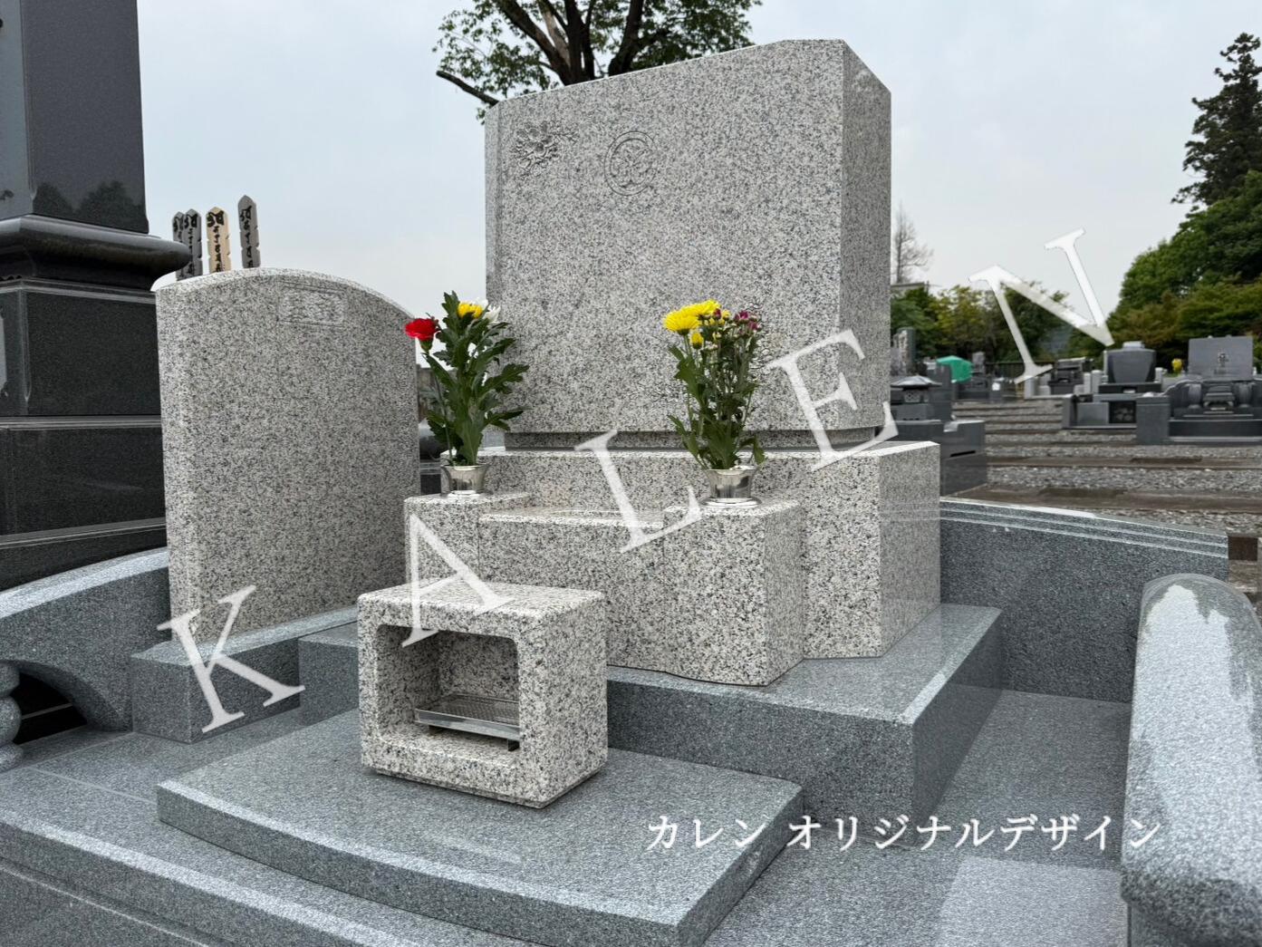 万成石を使用したお墓（栃木県小山市）