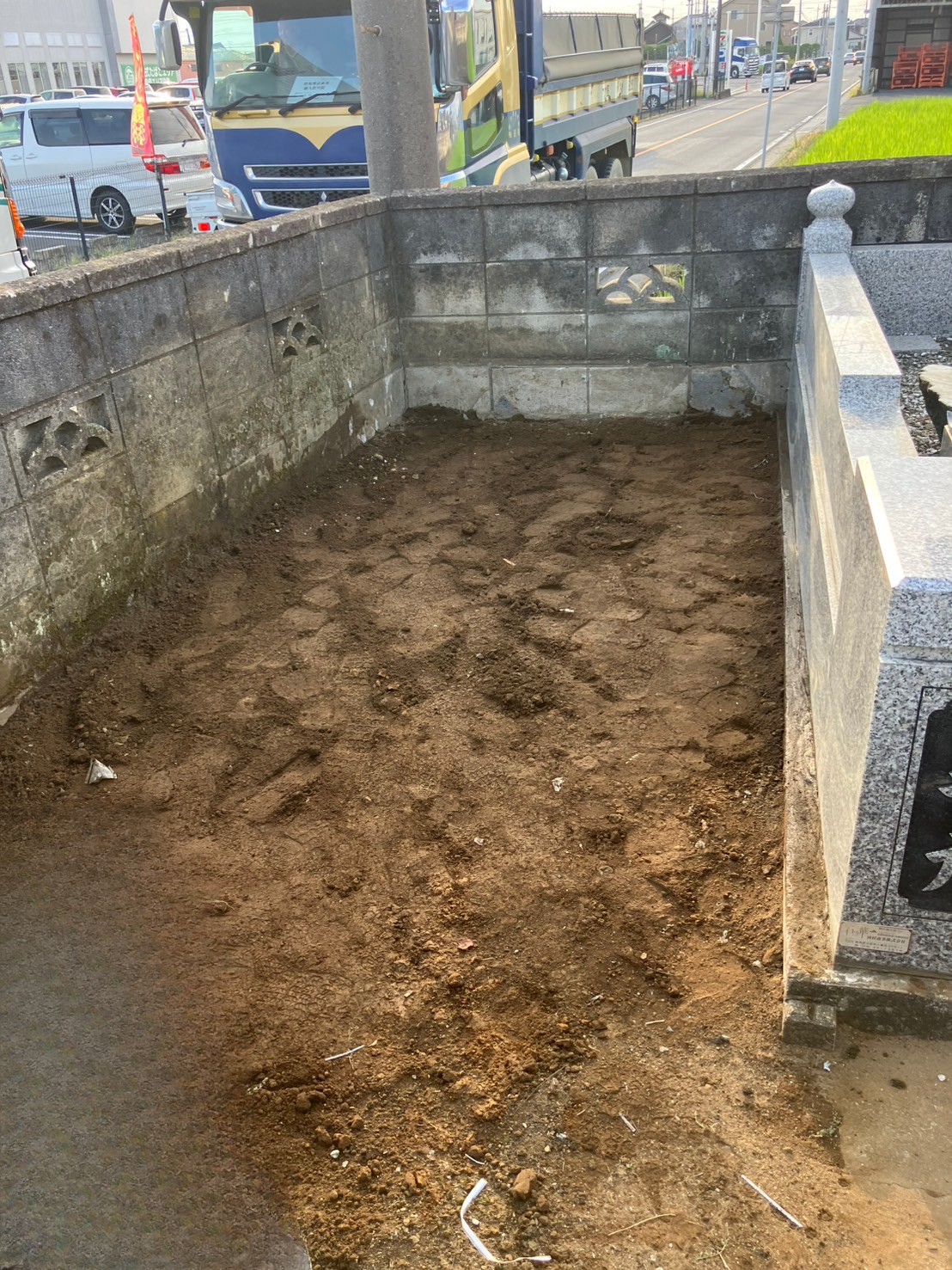 墓じまい後の写真