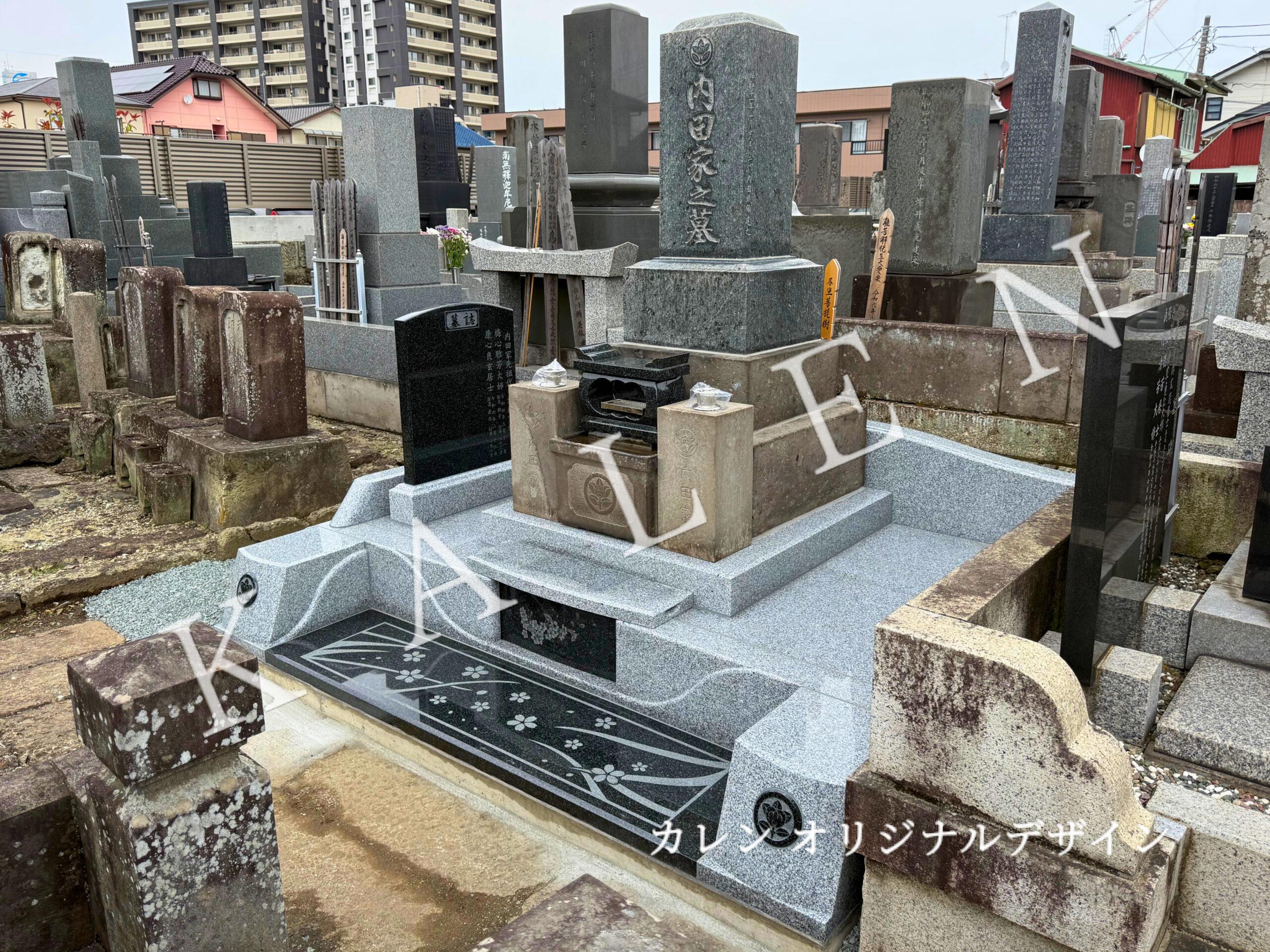 リフォームした和型墓石（栃木県宇都宮市）