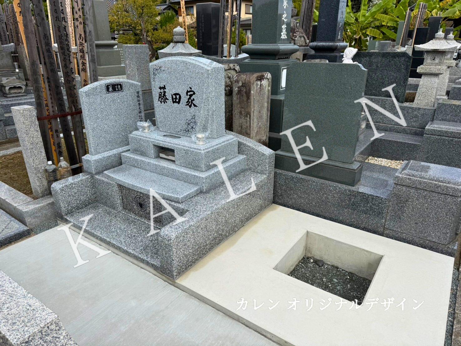 コンパクトな洋風なお墓(埼玉県杉戸町福正院様にて)