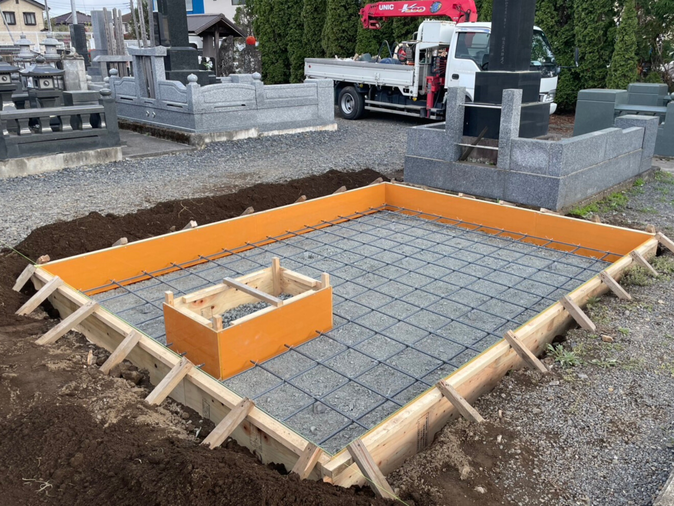 基礎工事の様子