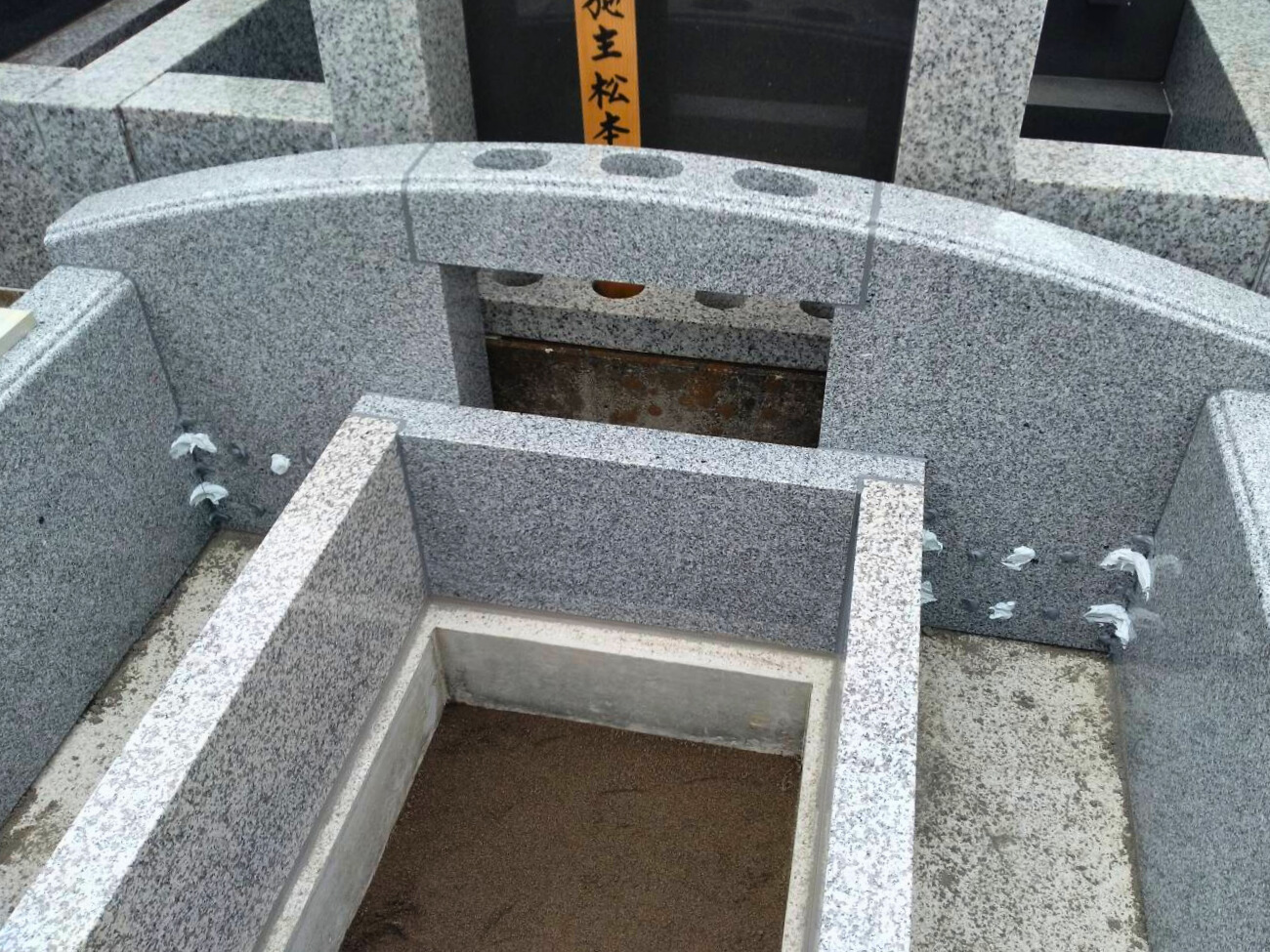 耐震補強の様子