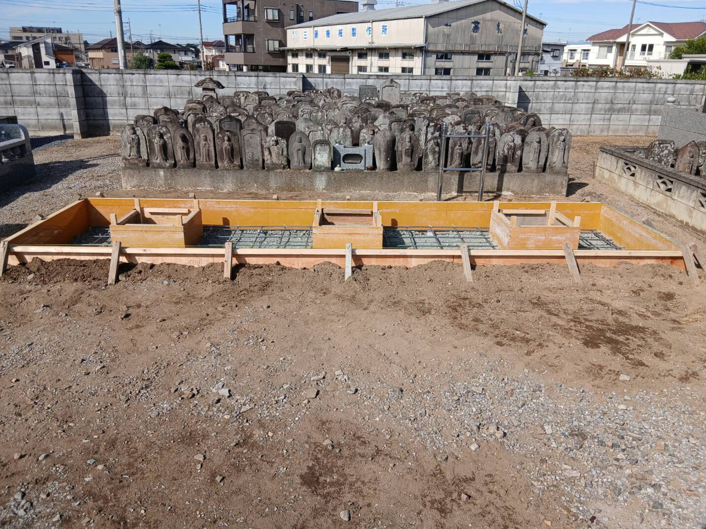 基礎工事の様子