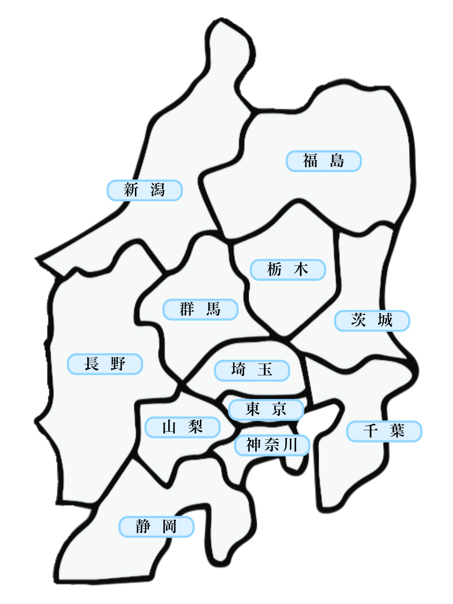 墓石のカレン施工エリア