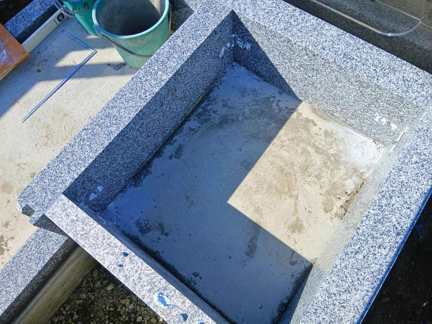 耐震補強の様子