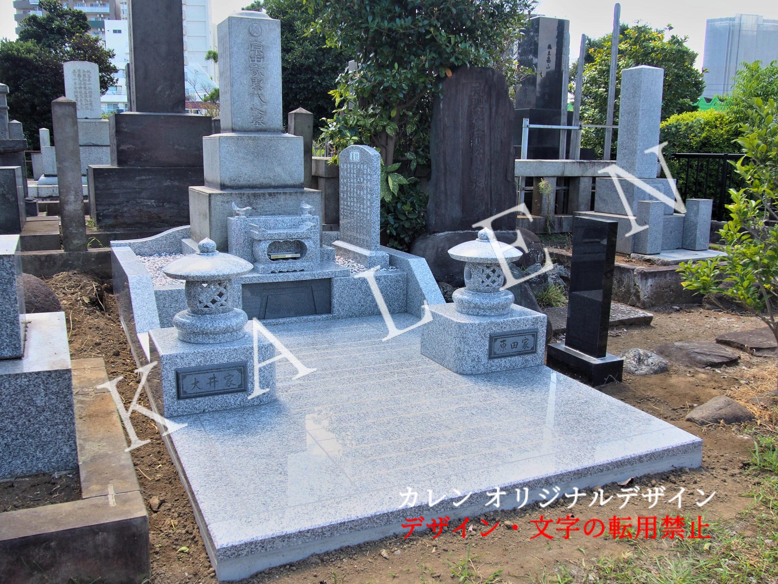 和型墓石(墓石カレン)