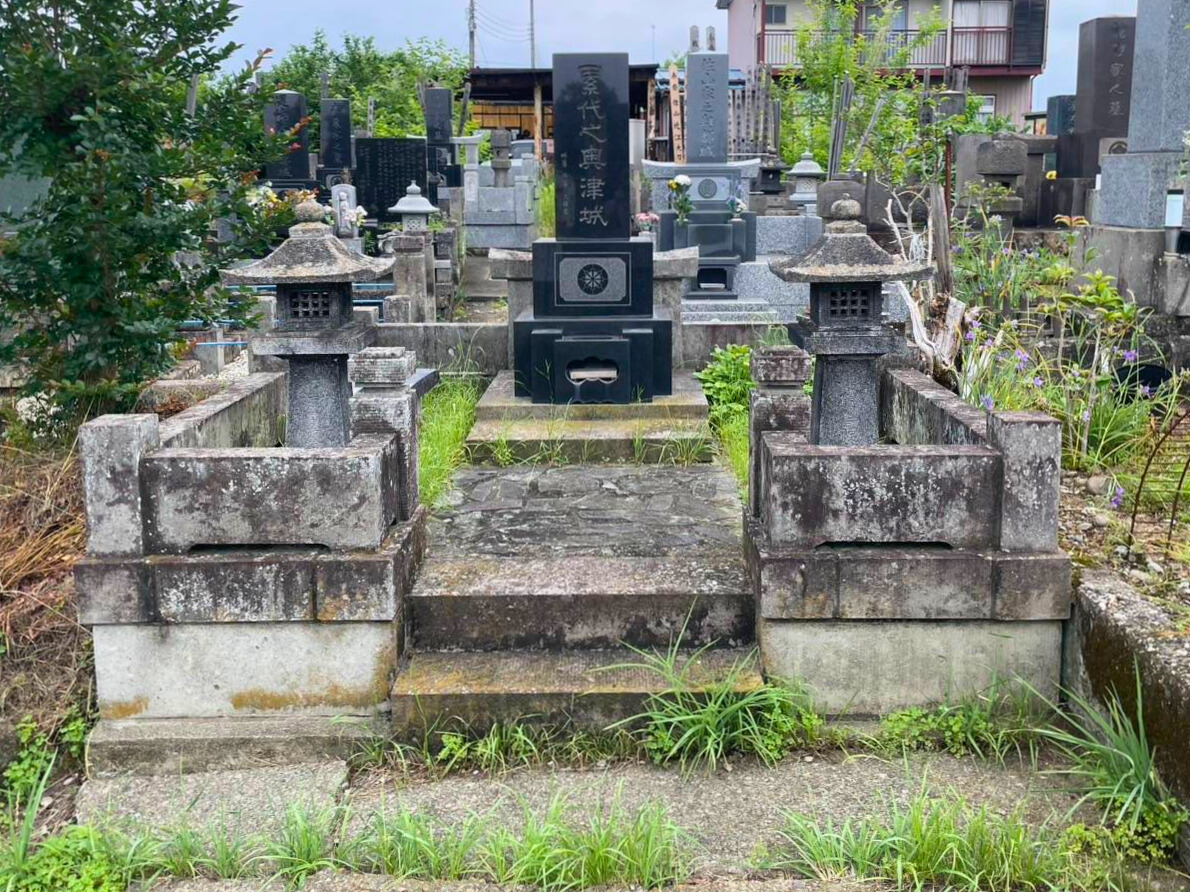 リフォーム前の墓地の様子