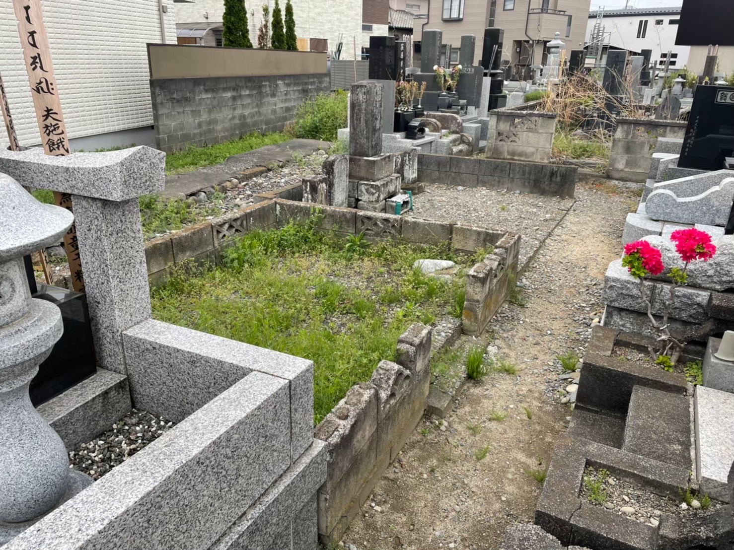 リフォームと新設施工前の敷地画像（埼玉県熊谷市）